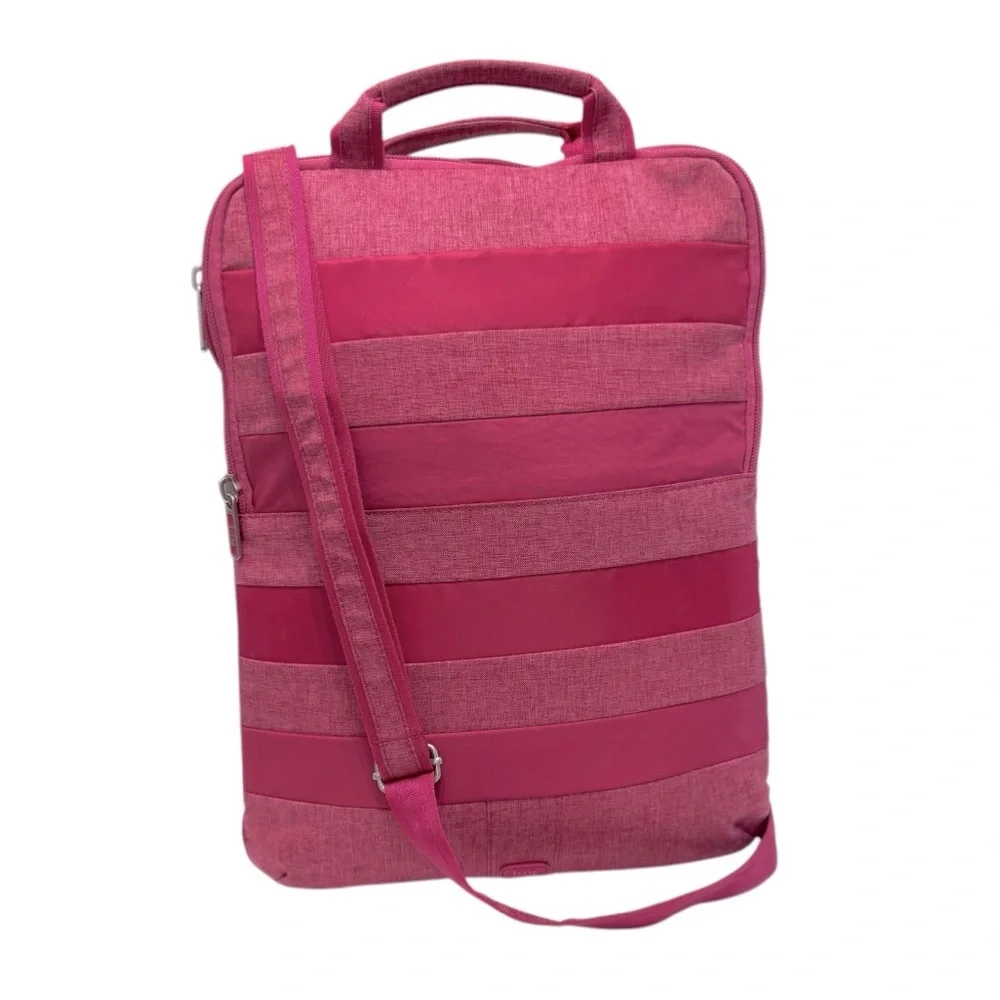 Lug Pink Slider Laptop‎ Backpack or Crossbody.